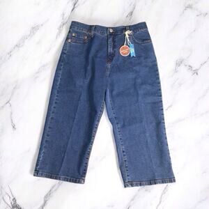 Levi's 512 Womens Capri Jeans Perfectly Slimming Stretch Denim 14P NWT 2004 Y2K